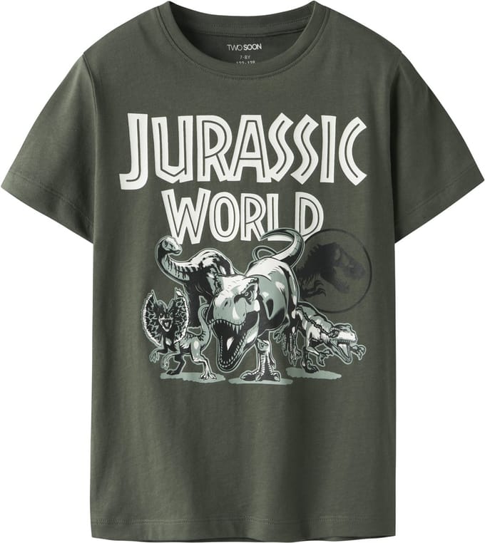 NAME IT - TKMPIWER JURASSIC SS TOP NOOS SKY - Jongens - Lange mouwen shirts