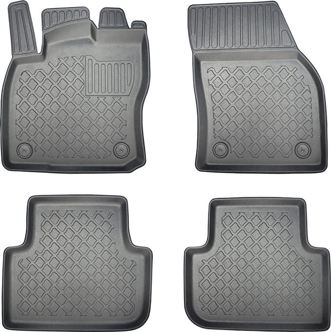 3D Automatten voor Volkswagen Tiguan 2 (2016-2023) - 4-delig - TPE-Rubber