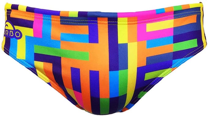 Turbo Labyrinth Zwemslip Veelkleurig 2XL Man