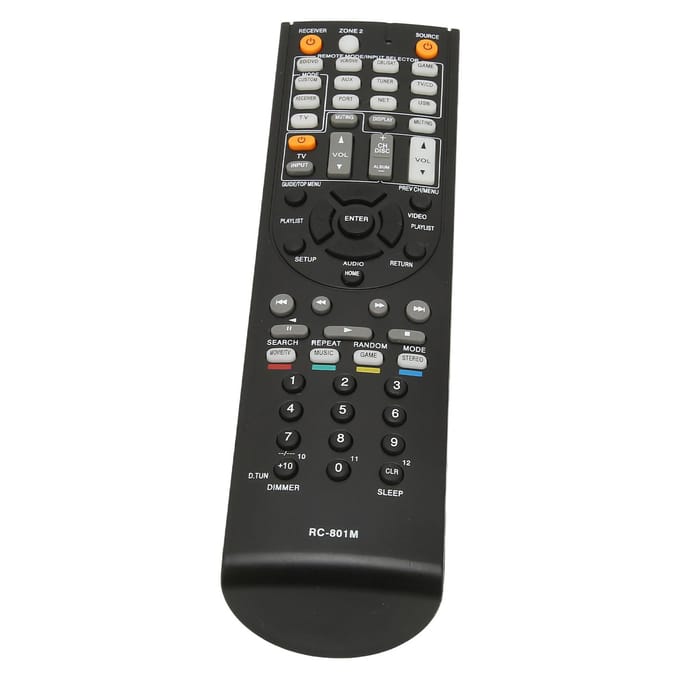 RC 801M Afstandsbediening AV Receiver Afstandsbediening voor HT RC360 HT S7400 HT R690 HT S8400 TX NR509 TX NR509S TX NR509B HTRC 360 gray