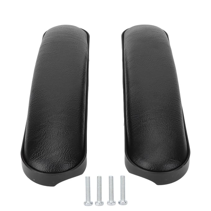 2 stuks Universele Rolstoel Armleuning Hoes Kussen Pad Rolstoel Accessoires voor Oude Man gray