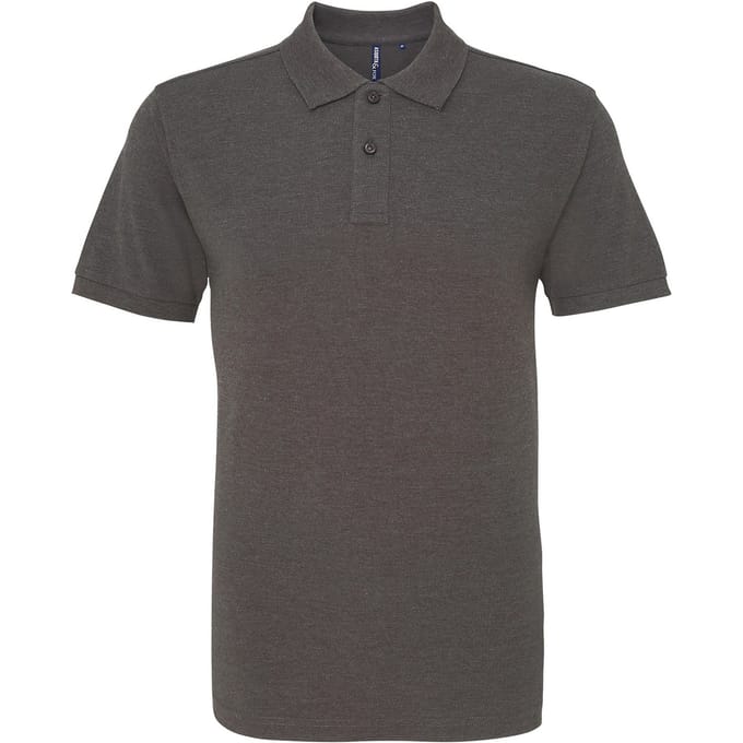Asquith & Fox Klassiek poloshirt heren (Houtskool)