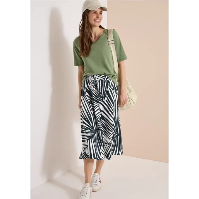 Midirok met grafisch patroon