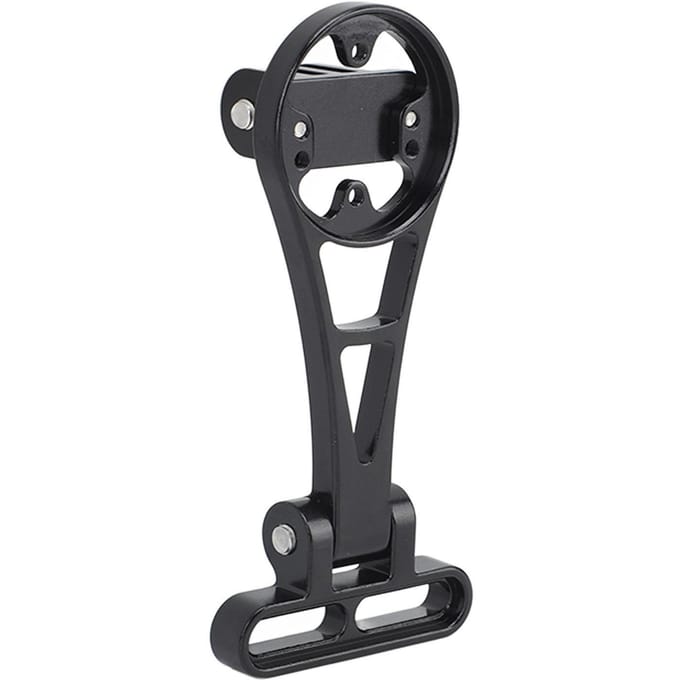 Fietscomputerhouder van aluminiumlegering voor racefietscomputer met geïntegreerde stuurpen voor Garmin-serie black