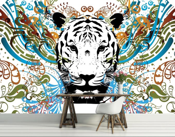 Poster | Blauw | 104 x 70,5 cm
