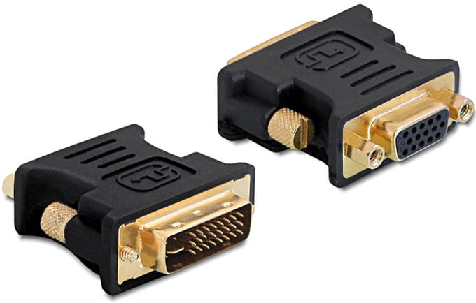 Delock - Adapter DVI 29 St - VGA-Bu(15)