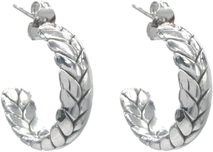 Oorringen - RVS - zilverkleurig - 20 mm - dames
