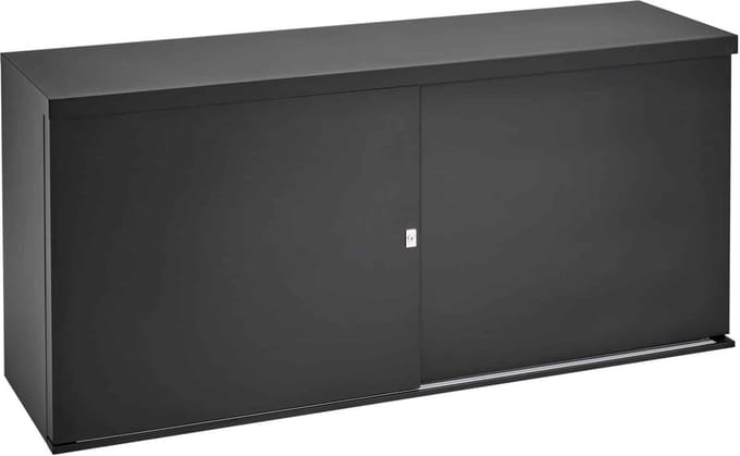 Lage schuifdeurkast 72,50x166x40 Wit