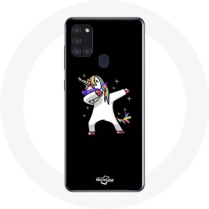 Coque - Dab - Galaxy A21S - Licorne - Souple - Protection contre les chocs