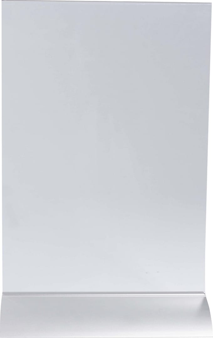 Exacompta 5x Verticale infostaander met aluminium voet A5 - Transparant - 85658D