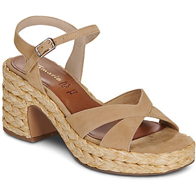 Tamaris Sandalettes - Dames - Beige - Maat:40