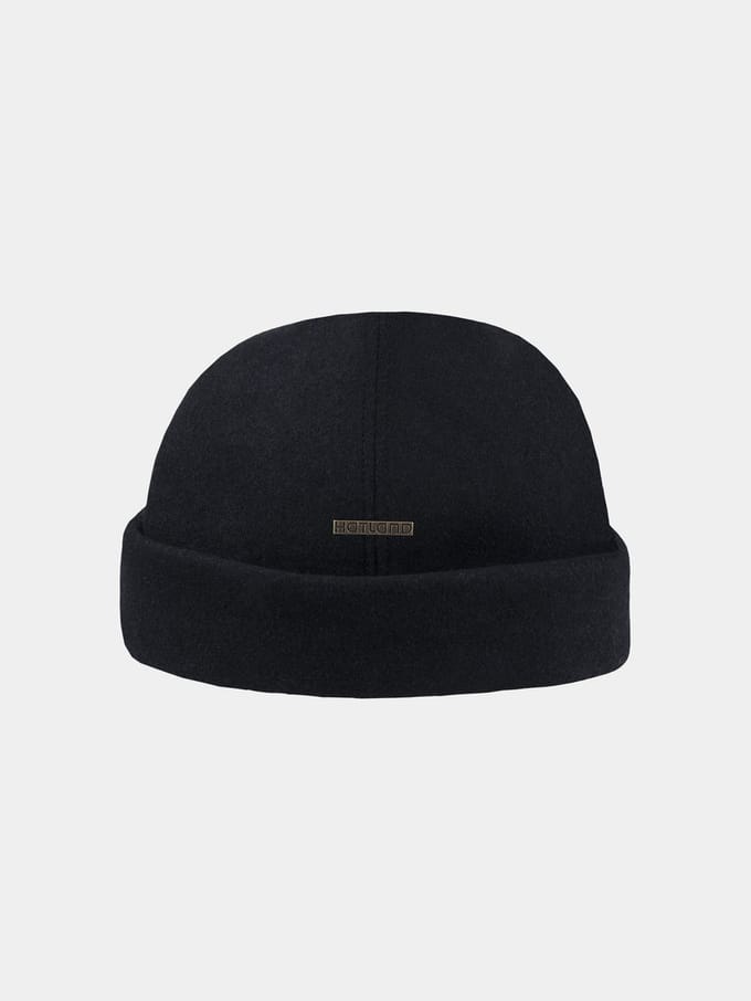 Docker - Wollen dockermuts - Marine blauw