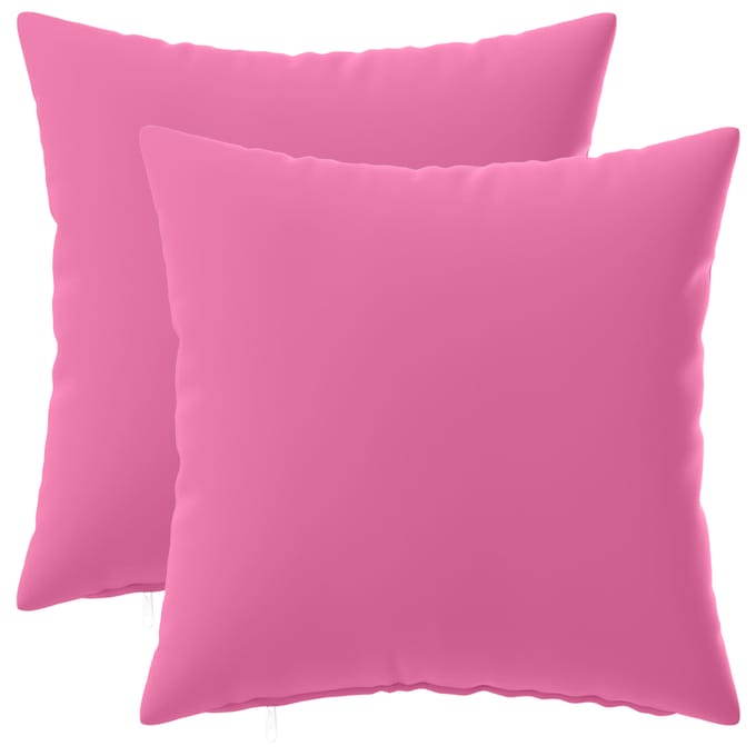 vidaXL - Kussensloop - 2 - pcs - HEERLEN - Roze - 30 - x - 30 - cm - Polyester