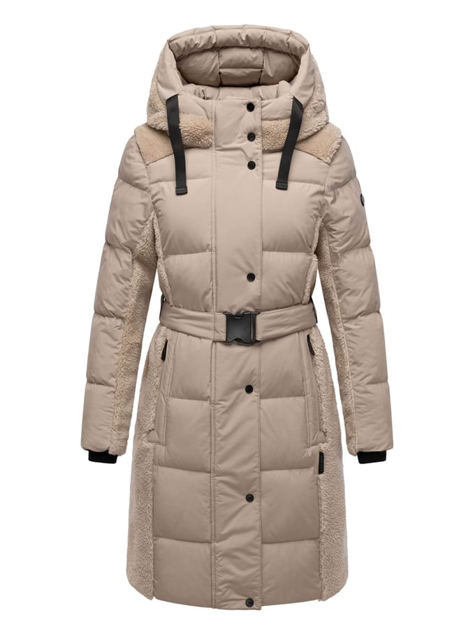 Navahoo dames wintermantel Funkelteddy – stijlvol, warm & modern