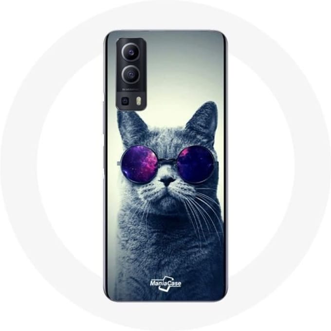 Case Vivo Y72 Kat Brilstijl