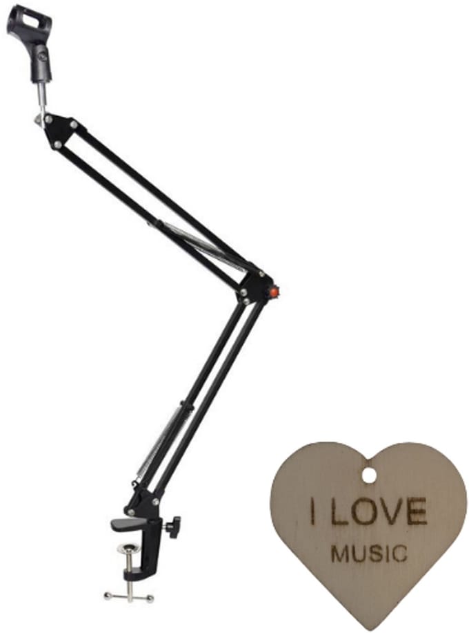 Specter Professionele Microfoon Arm – Ideaal voor Podcasts, Vlogs en Opnames - Gaming - Podcast - PC- met Sleutelhanger