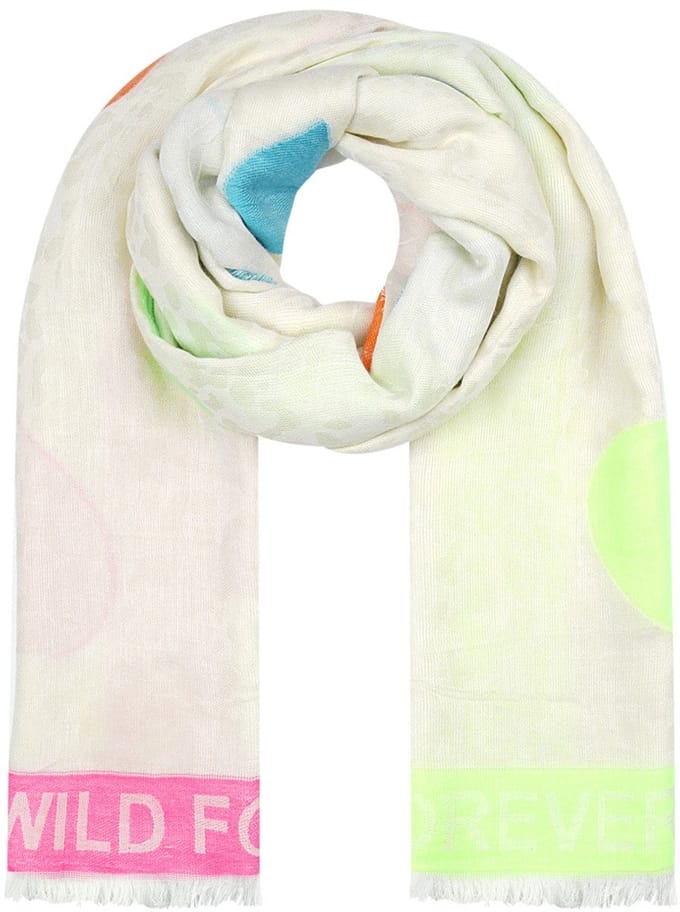 Colorful print sjaal - multi - Veelkleurig