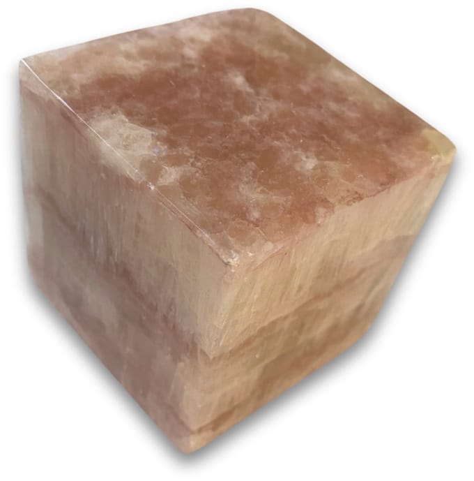Calciet rood kubus nr.03