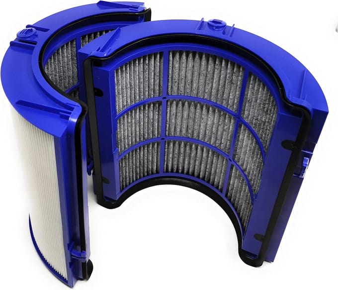 Hepa 13 combi luchtfilter met actieve kool voor Dyson TP06 TP07 TP09 TP10 PH01 PH02 PH03 - vervangt HP06 HP07 HP09