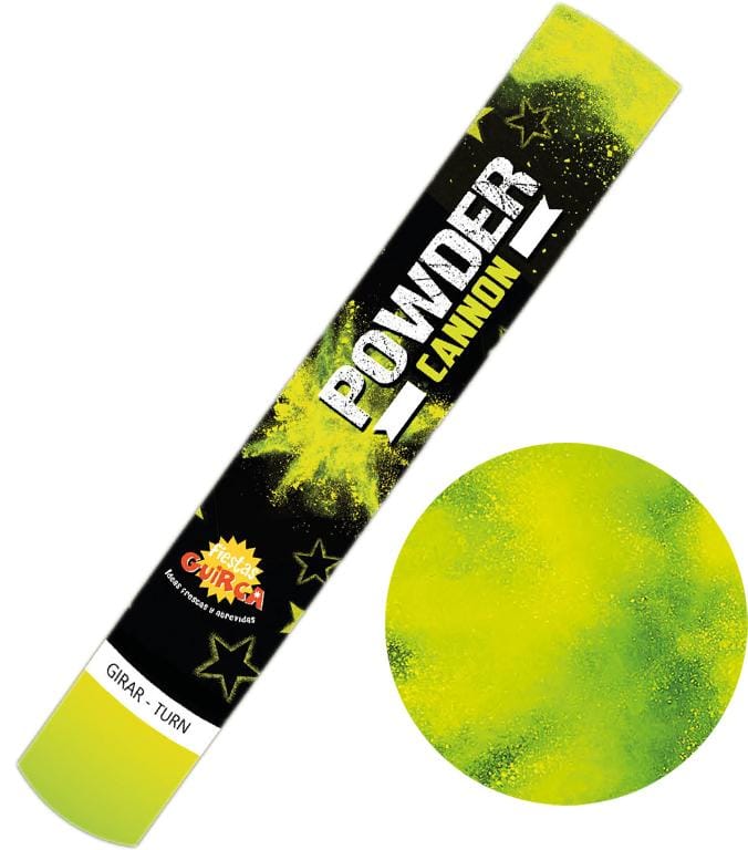 Holi Poeder Confetti Shooter Geel 30cm