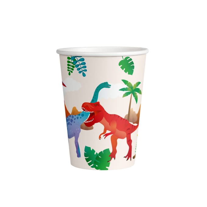 Paper Dreams Bekers Dino 250ml - 8st