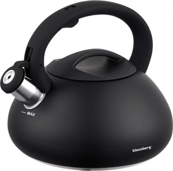 Klausberg 7368 - Fluitketel - zwart - 2.7 liter
