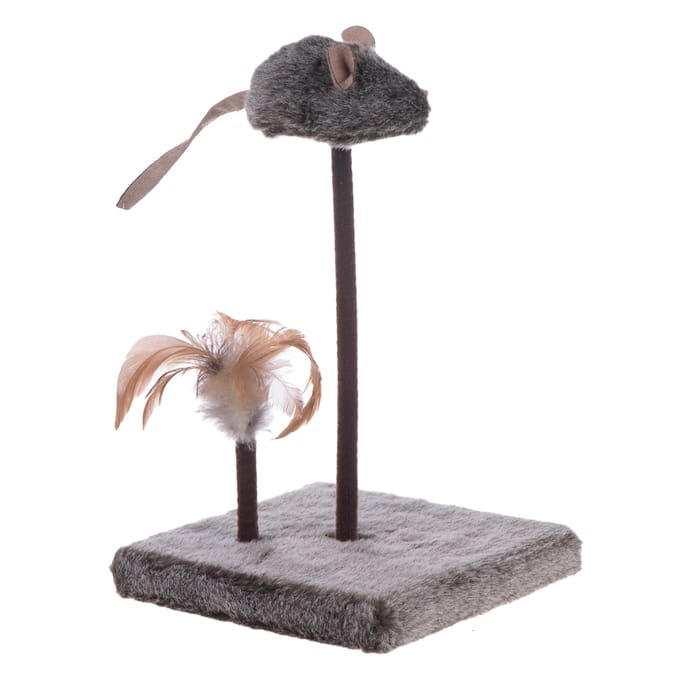 Kattenspeelplank Wild Mouse met Geluid en LED 1 stuk