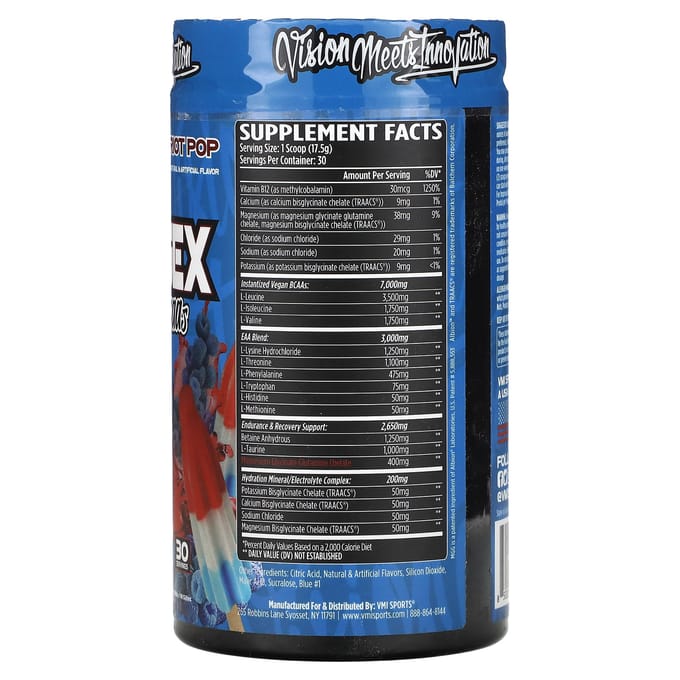 VMI Sports, Aminogex, EAA/BCAA, Patriot Pop, 18.52 oz (525 g)