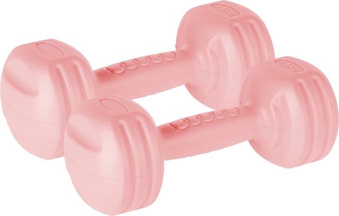 Rebel Active Serie - Bitumine Halterset - 2x1,5kg - Pastelkleuren - Antislip Handgreep