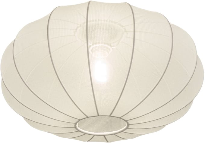 Lumidora Plafondlamp 75234 - Plafonniere - TACK - E27 - Wit - Textiel - ⌀ 50 cm