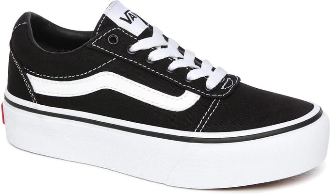 VANS MY Ward Platform (Canvas) Black - White - Sneakers - Unisex