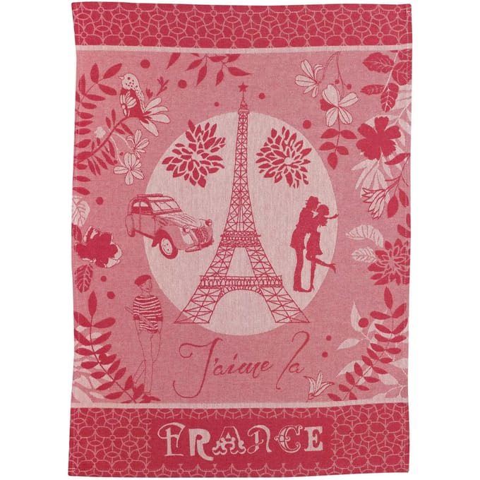 Theedoek Winkler Jacquard Tour Eiffel