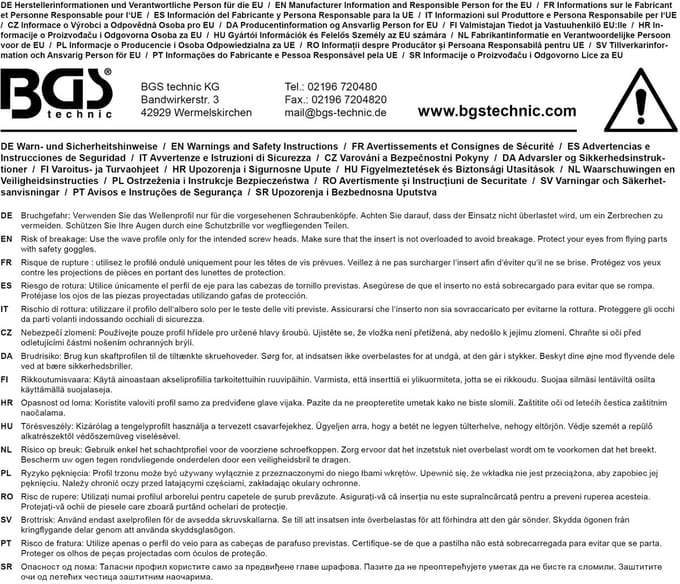 BGS Dopsleuteldop Super Lock, diep - 1/2 - 11 mm