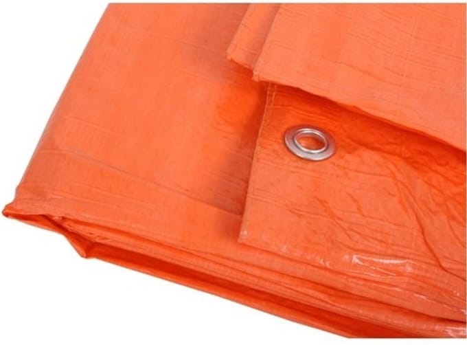 Oranje afdekzeil / dekzeil - 2 x 3 meter - dekkleed / zeil