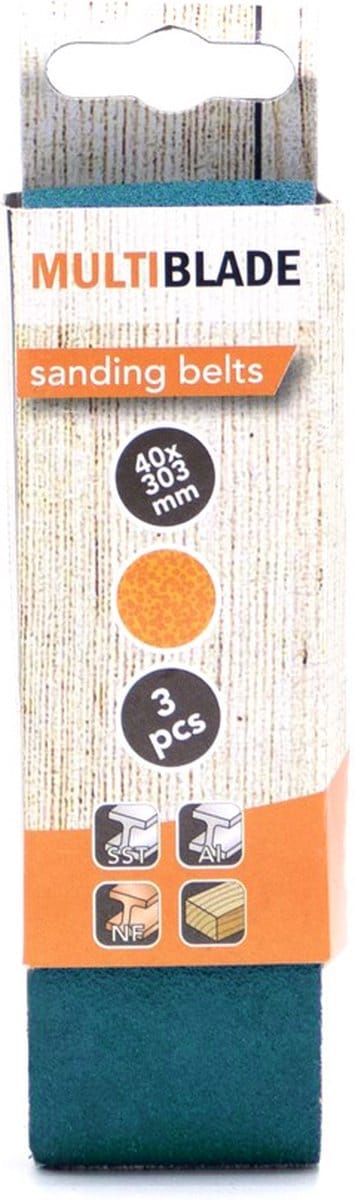 Multiblade MB40 schuurband zirconium  40x303mm korrel 60 (3 banden)