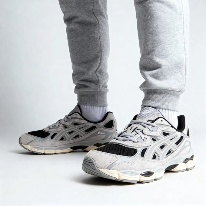 ASICS Gel - Sneakers - Unisex - Zwart Piedmont Grey