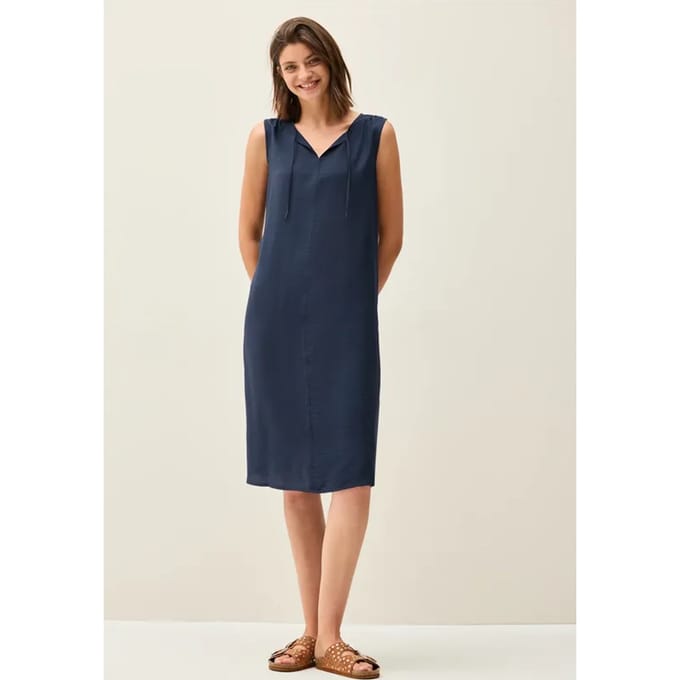 Jurk in effen kleur
