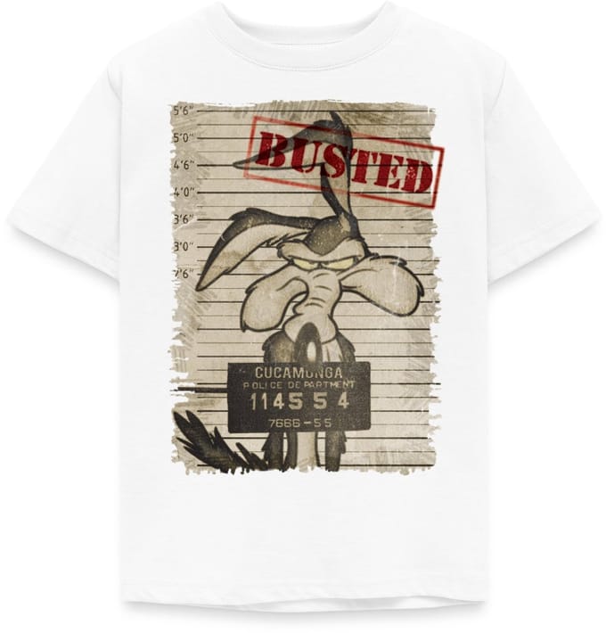 Looney Tunes Wile E. Coyote Busted T-Shirt Kinderen