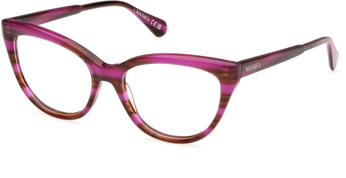 Max &co MO5131 Violet/horn 53/16/145 WOMAN Brilmonturen