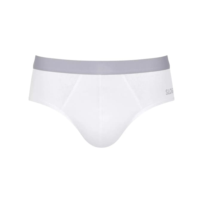 sloggi men GO ABC 2.0 Brief 2P Heren Onderbroek - WHITE - Maat S