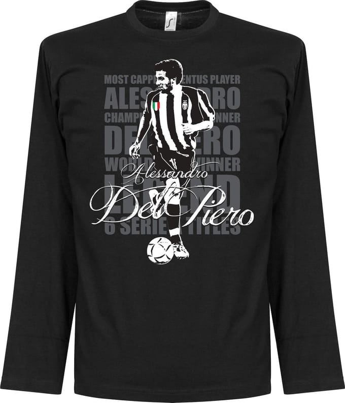 Del Piero Legend Longsleeve T-Shirt - M