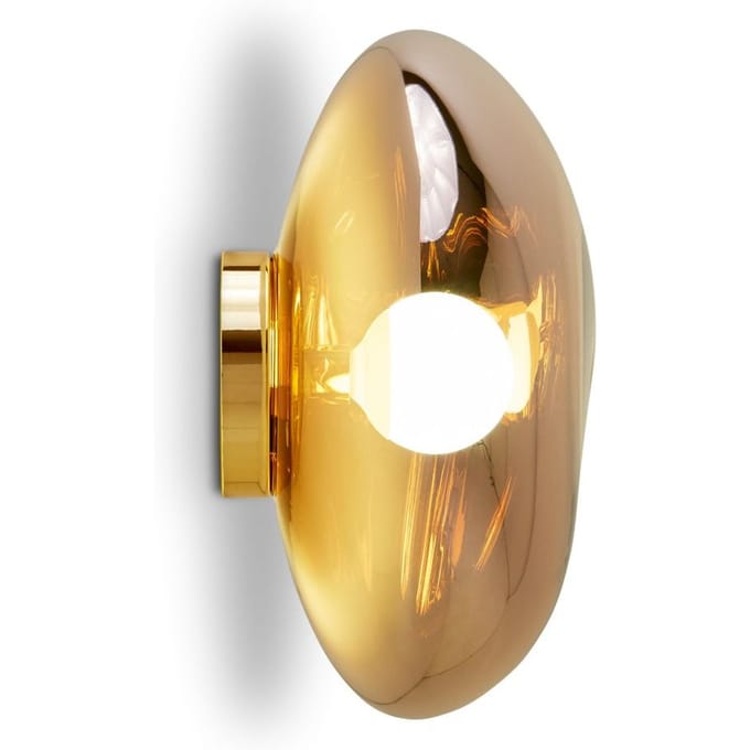 Tom Dixon Melt Surface LED Wandlamp - goud