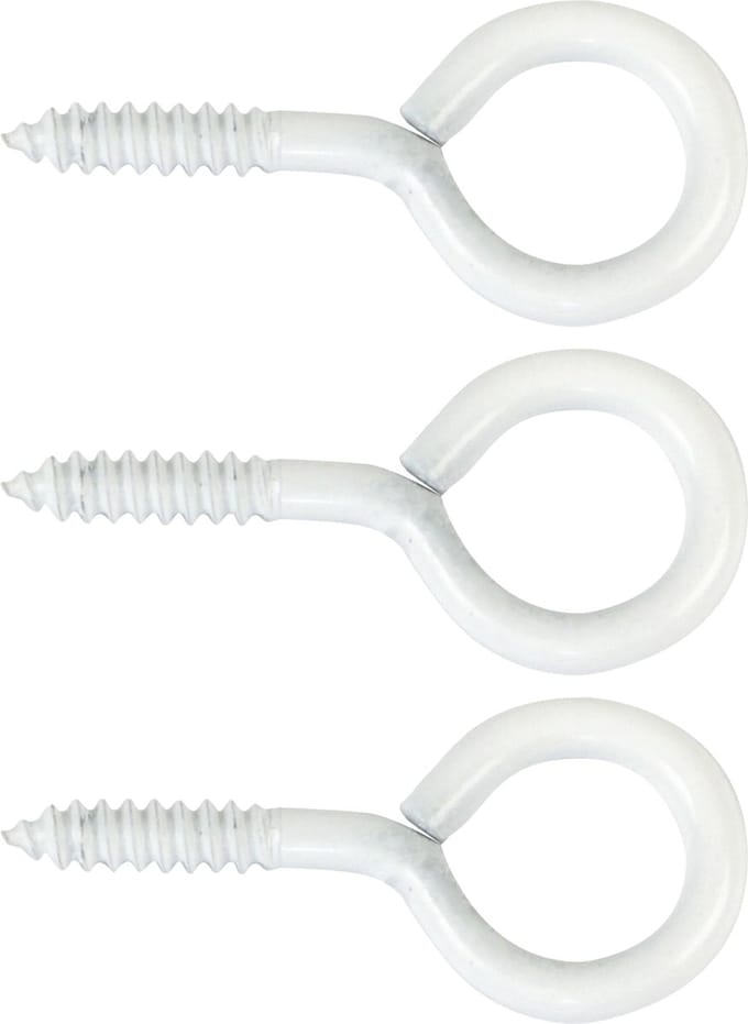 AMIG Schroefogen - 39x - staal - 30 mm - wit - DHZ ijzerwaren - bevestigingsmaterialen - A merk