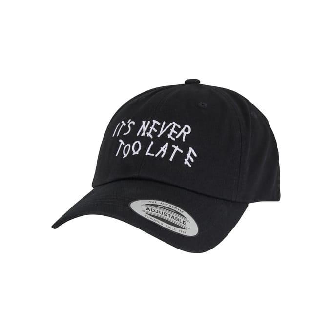 Mister Tee - Never Too Late Dad Cap Verstelbare pet - Zwart