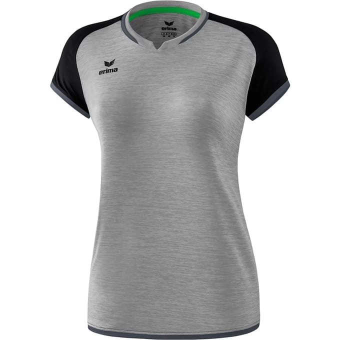 Erima Sportshirt - Maat 36  - Vrouwen - grijs/zwart/wit