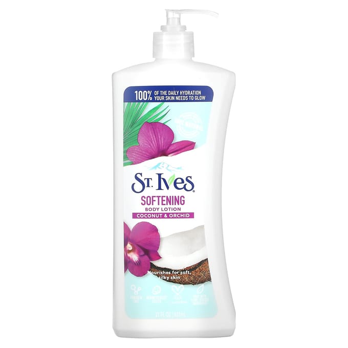 St. Ives, Softening Body Lotion, Coconut & Orchid, 621Ml(21Fl Oz) white