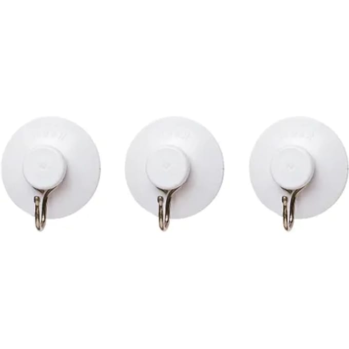 Tiger Zuighaak - 3 stuks - Wit