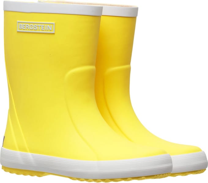 Bergstein Classic Limited Edition Unisex Junior Regenlaarzen - Neon Yellow