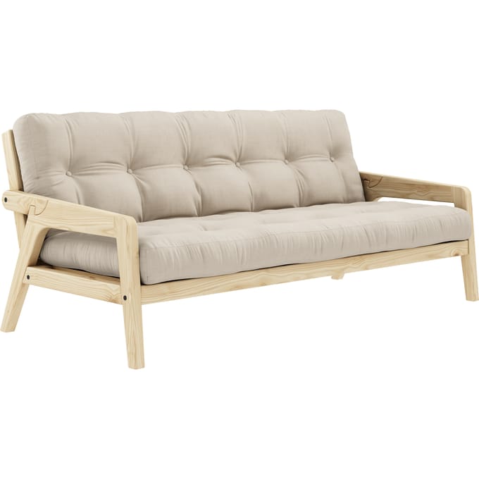 Karup Grab Slaapbank - 101ClearLacquered - 747 Beige
