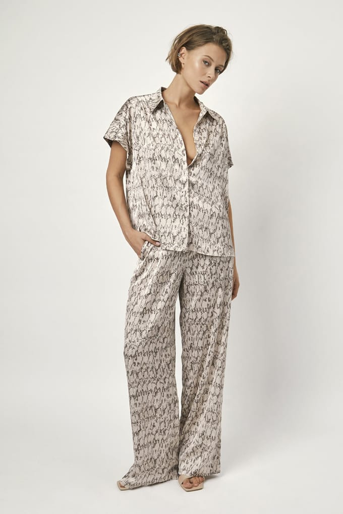 Dante6 Cecily Python Printed Shirt Multicolour Size: 38 | Blouses Outlet | Dames |